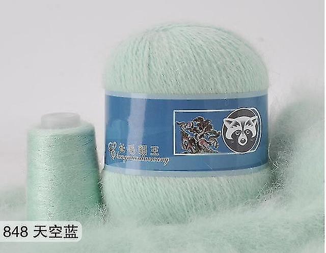 848 Long Plush Mink Cashmere Yarn Anti pilling Fine Quality H Knitting Thread