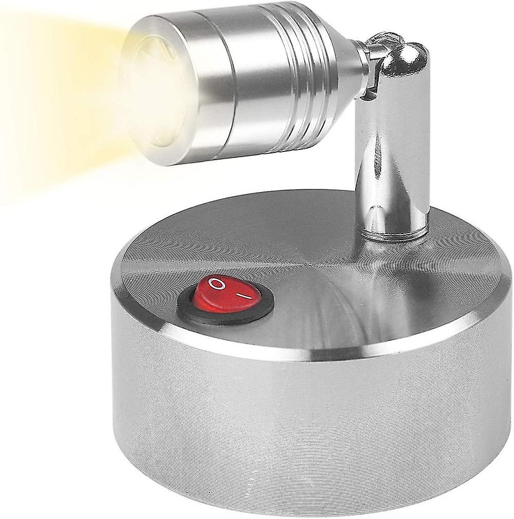 Led Spotlight Wireless Battery Powered Wall Light Warm White Light