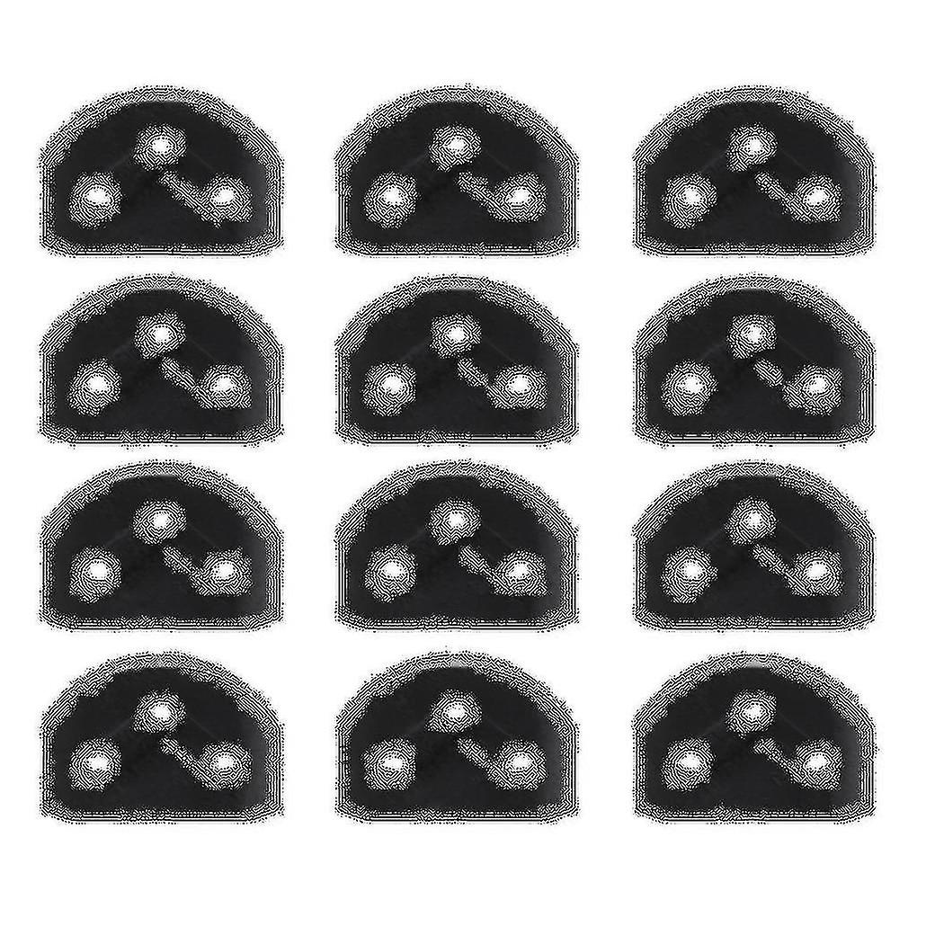 12pcs Classical Guitar Rollers String Trees Retainer Guides Guitar String Locks Nut Block Clamp, Bl