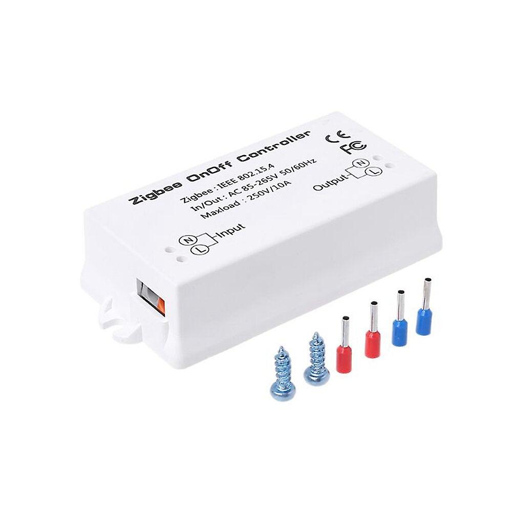 Smart Light Switch Ac85-265v 10a On/off Controller, Remote Control, Alexa Compatible Home Module