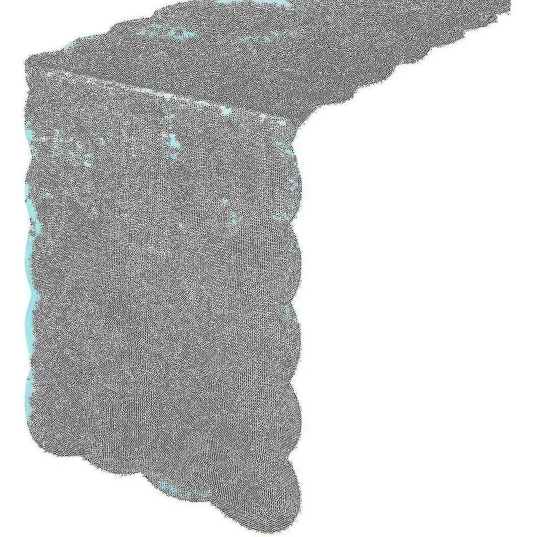 Easter Lace Table Runner Bunny Egg Table Runner Family Dining(blue)