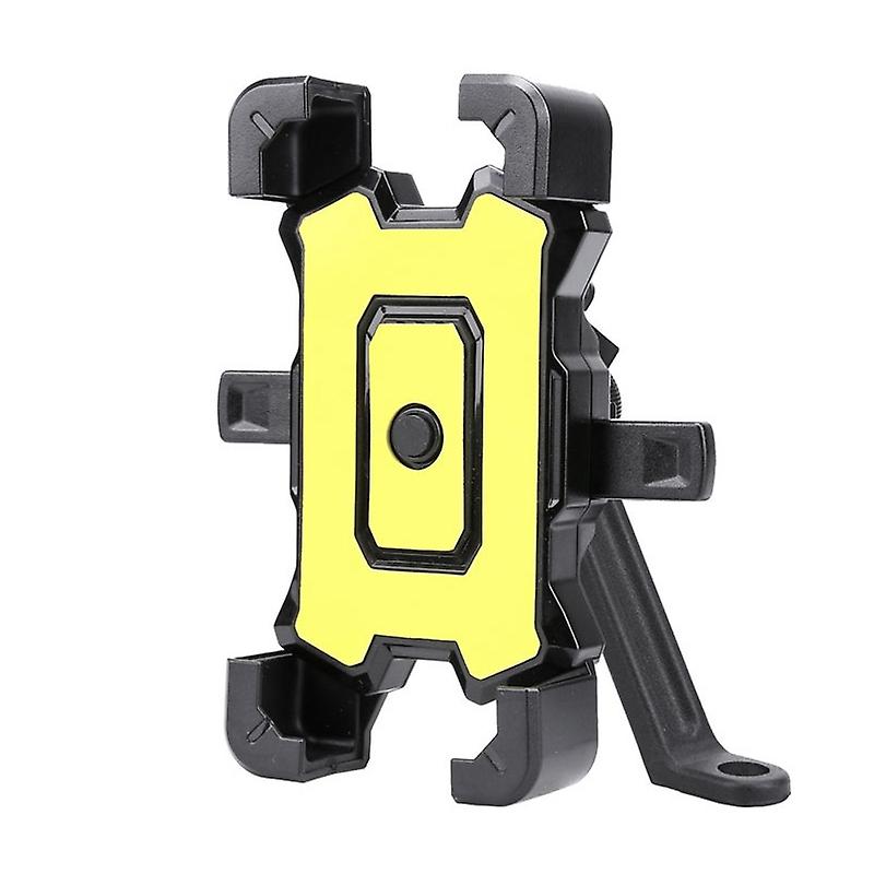 Bicycle Riding Shockproof Bracket Yellow For Rearview Mirror