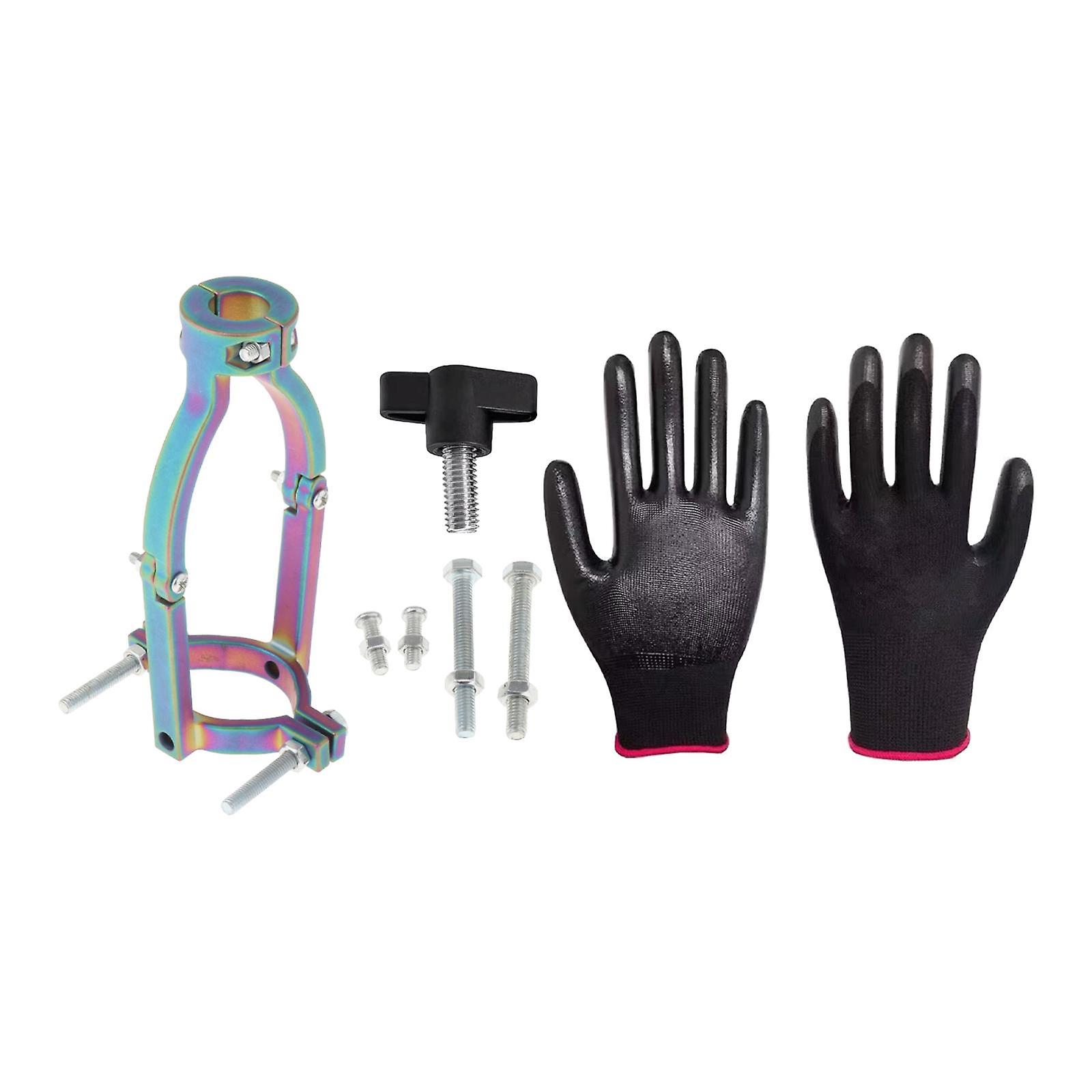 Square Hole Drill Bit Adapter Fixing Bracket for Furniture Making Hand Drill complete set