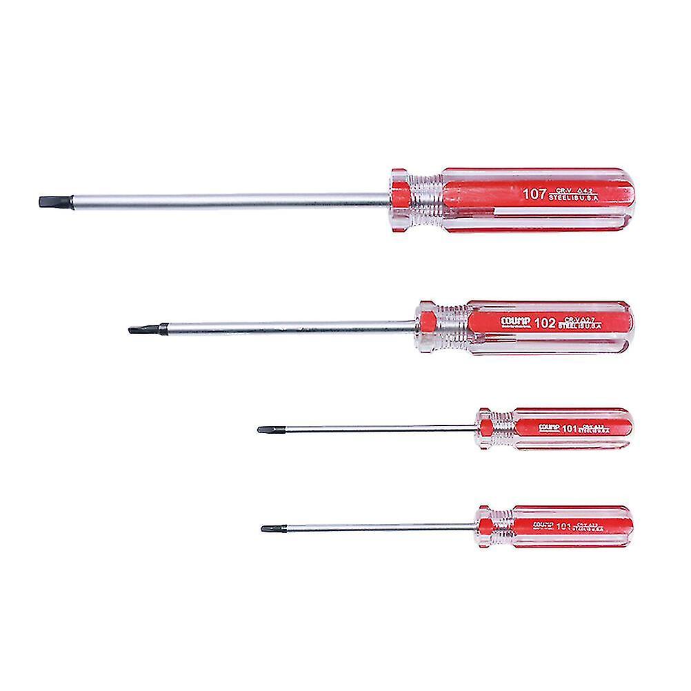 4pcs Vanadium Steel Triangle Screwdriver Triangular Anti-theft Screw Removal Tool