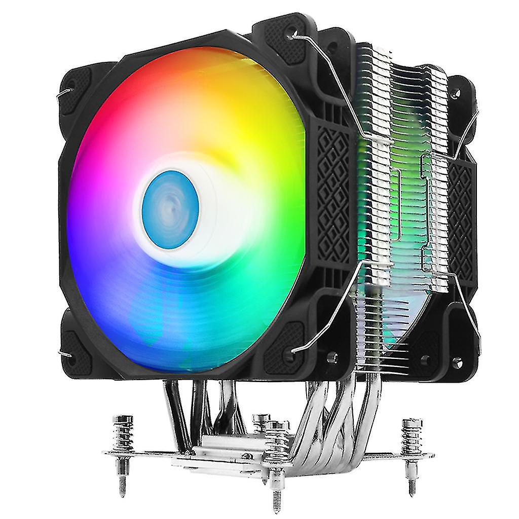 High Efficient Cooling Cpu Cooler Fan 4pin 6 Heat Pipes Quiet Fan For Intel/for