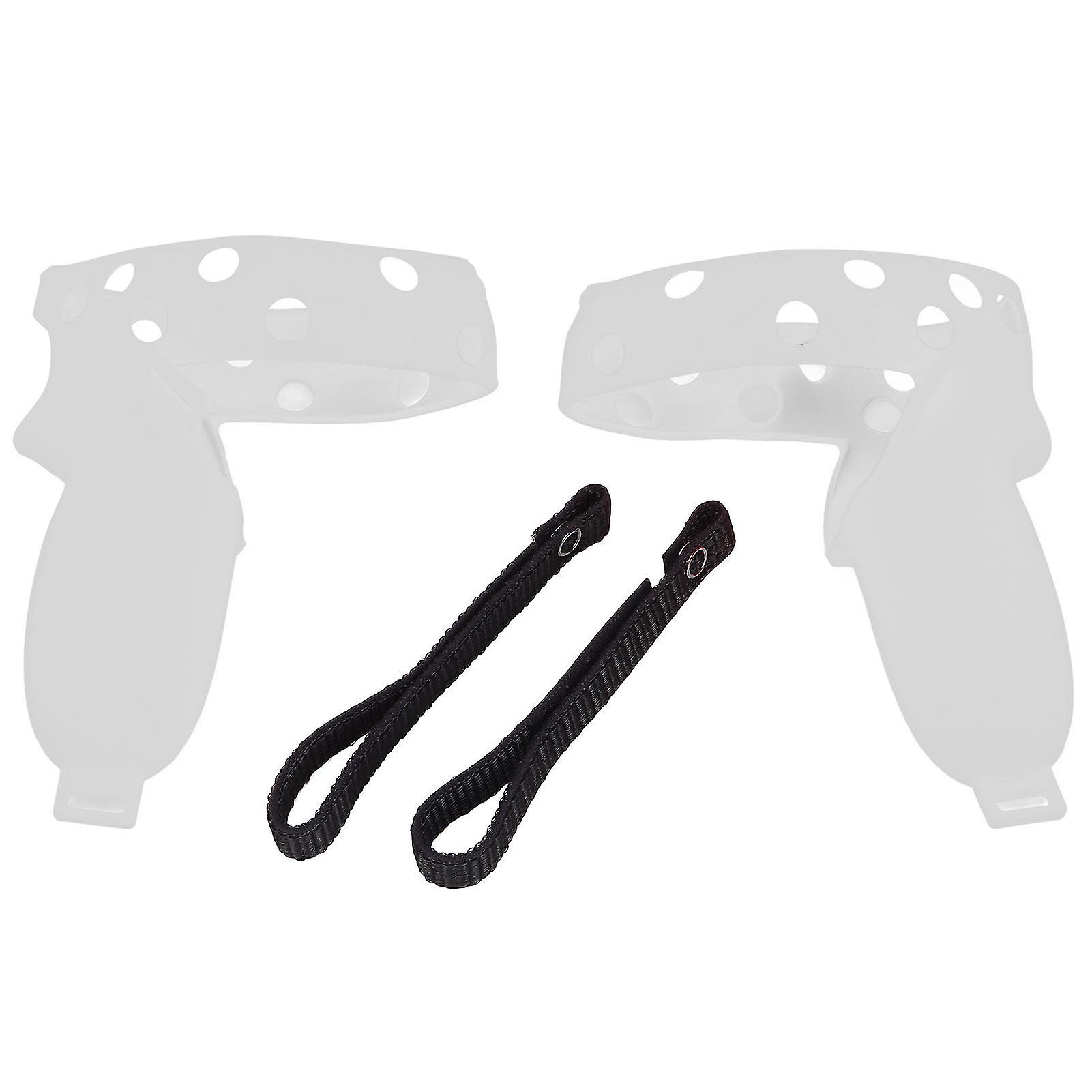 Controller Grip Cover for Oculus Quest 2 VR Controller Handle Silicone Protective Cover with Adjustable Knuckle StrapGrey