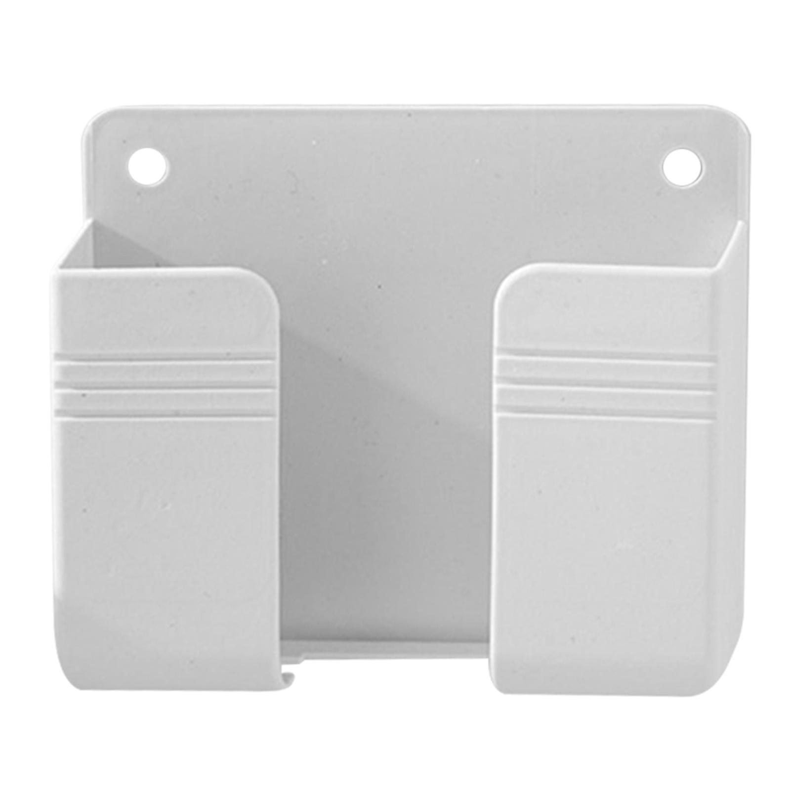 Wall Mounted Phone/Remote Control Holders Punch-Free Durable Storage Bracket for Smartphone