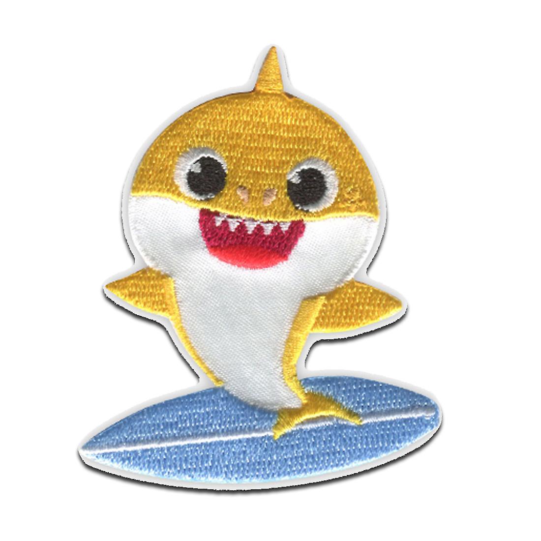 Baby Shark Shark © Animal Kids - patch, iron-on patch, size: 5.5 x 6.8 cm