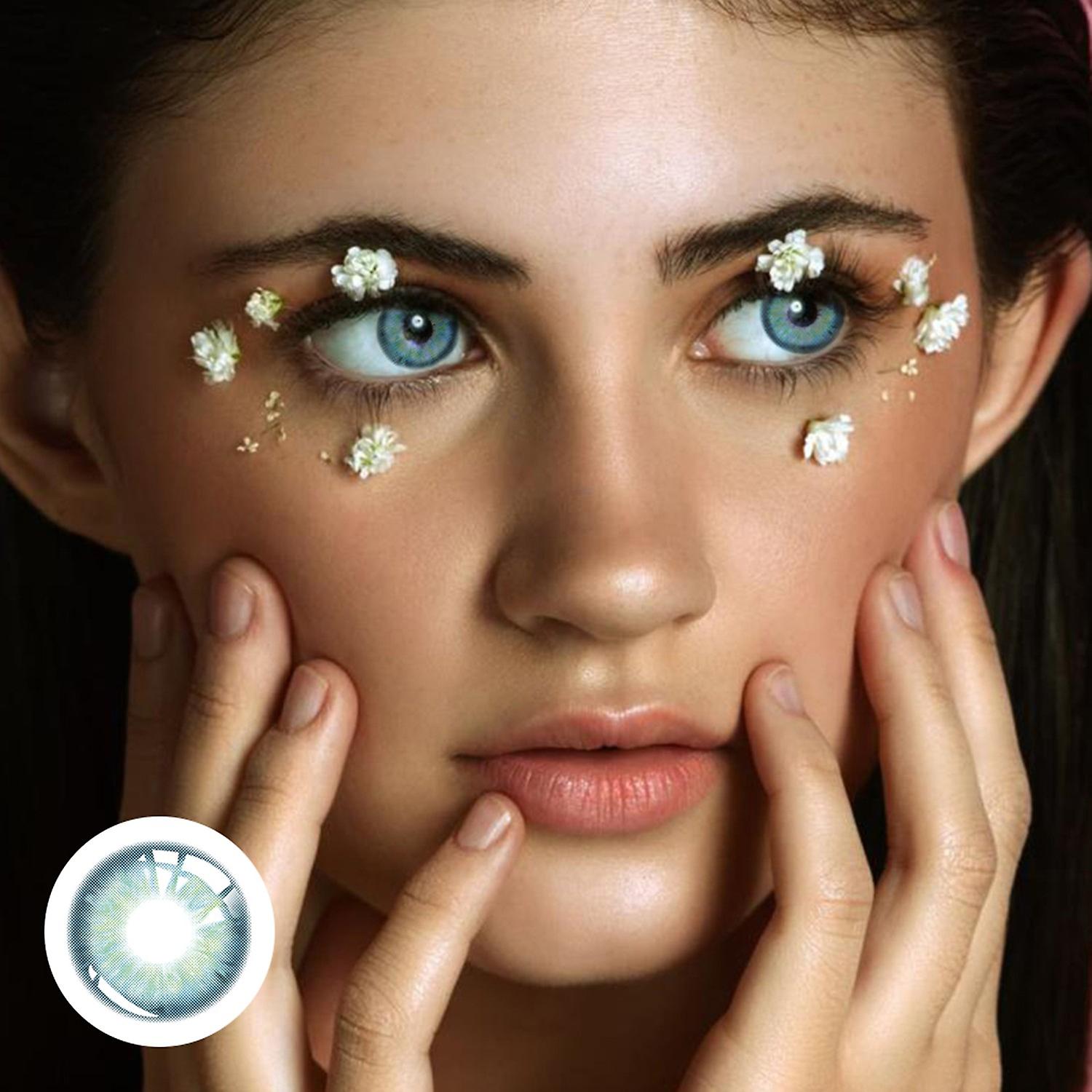 Colored Contact Lenses Party Crazy Color Enlarge Beautify Natural Looking Eye Makeup Colorful Contac