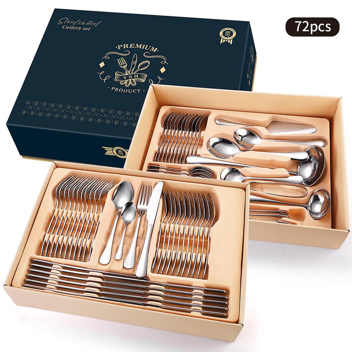 Edelstahl-Geschirr-Geschenkbox-Set