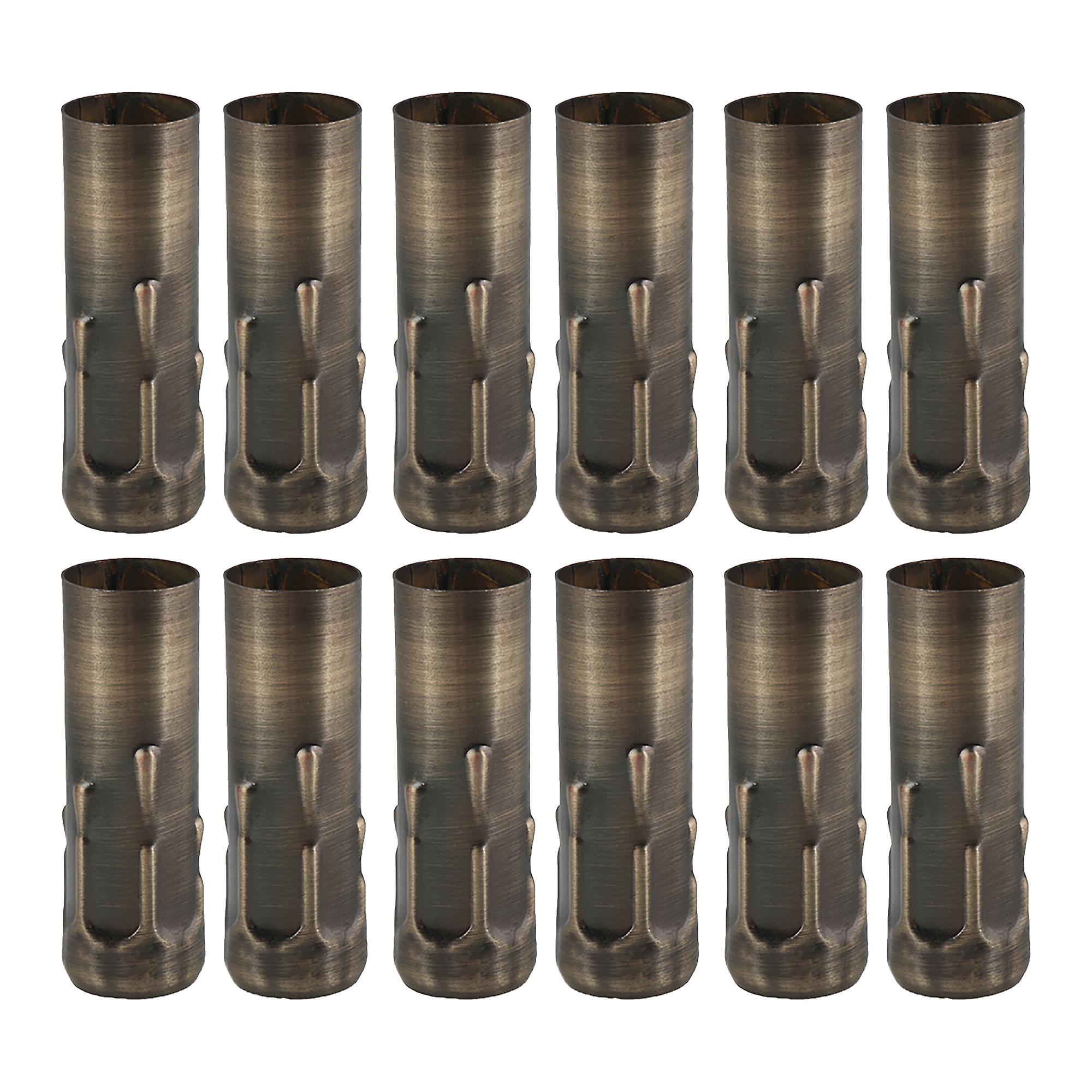 12PCS 25mm Diameter Iron Chandelier Light Bulb Socket Cover Sleeves