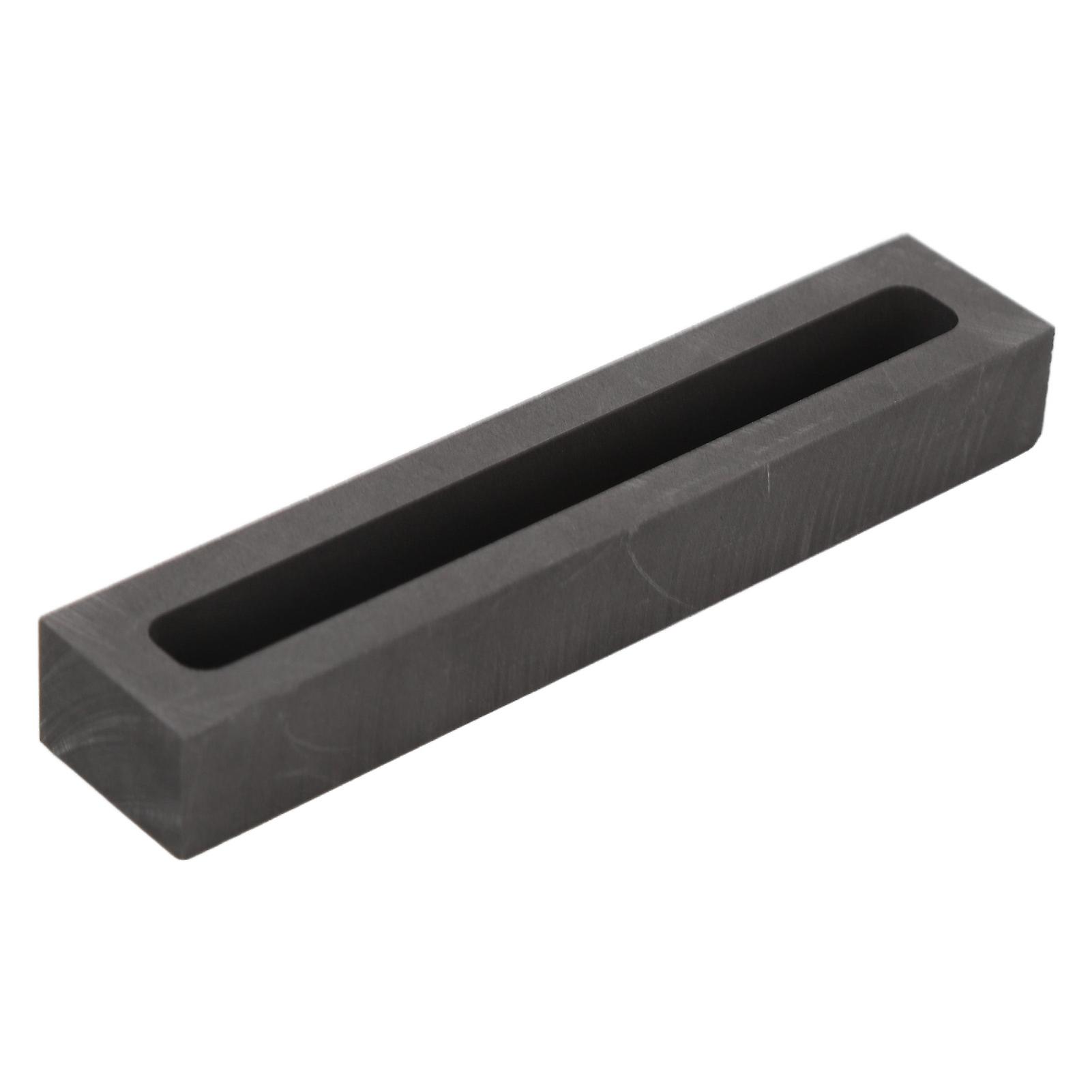 Moule à lingots de 3,5 pouces de longueur extérieure, outil de moulage de lingots de graphite pour la fusion de l'or et de l'argent, pour l'usine
