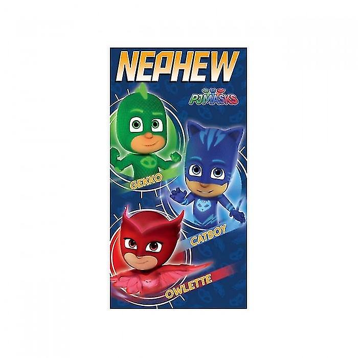 PJ Masks Nephew Characters Birthday Card
