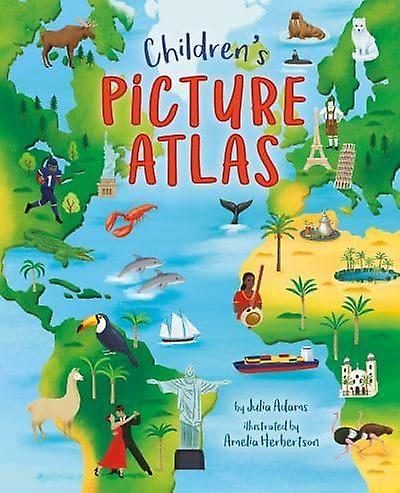 Childrens Picture Atlas by Julia Adams Paperback Book