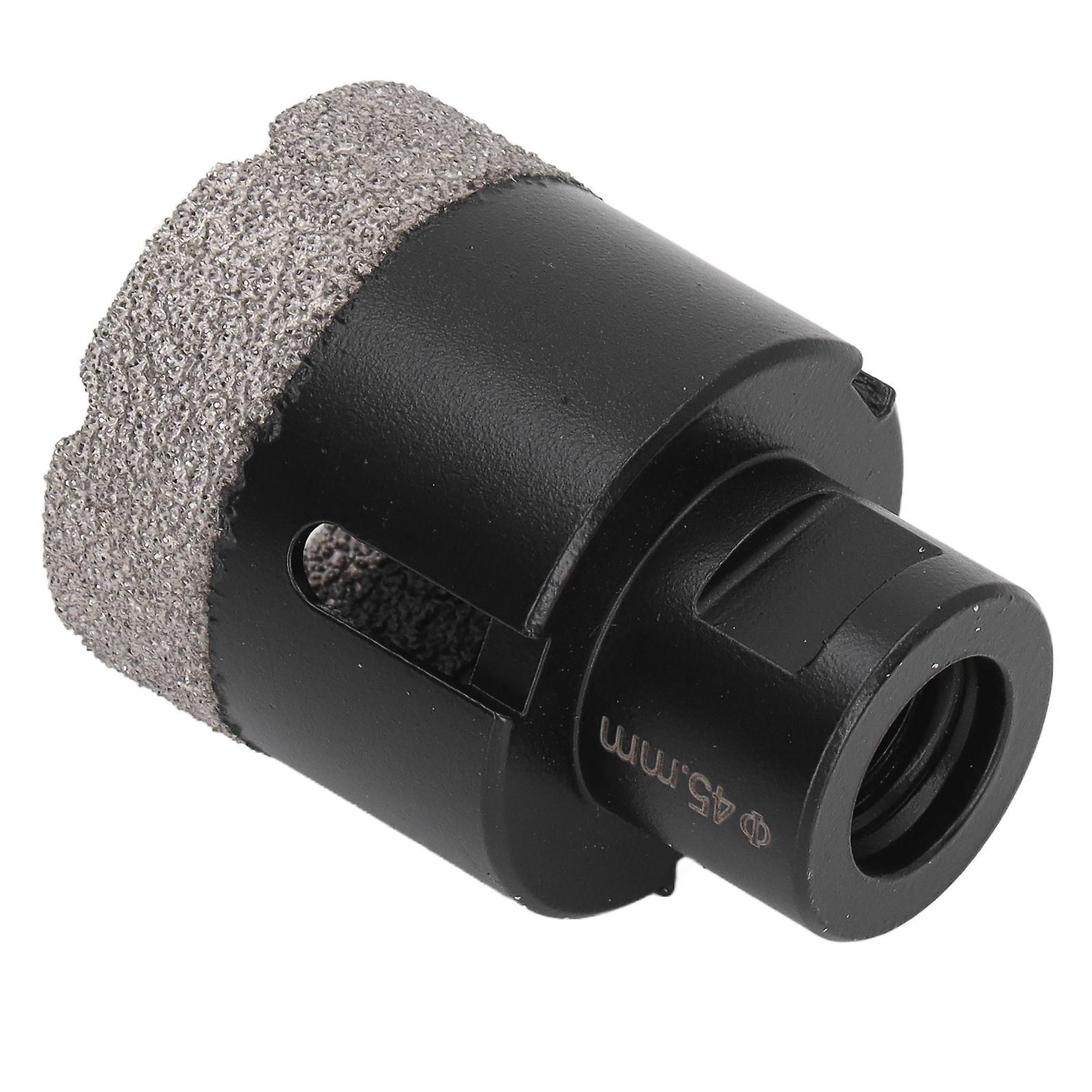 M14 Dry Wet Diamond Core Hole Saw Bit Robust Fast Stable Vacuum Brazing Diamond Core Drill Bit 45mm 