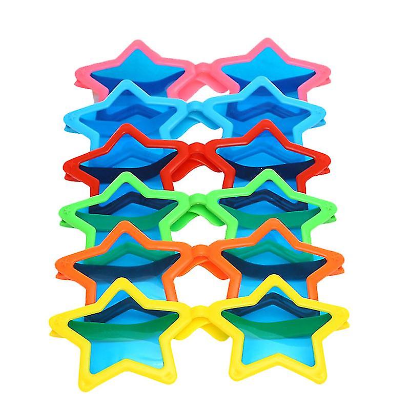 6pcs Star Glasses