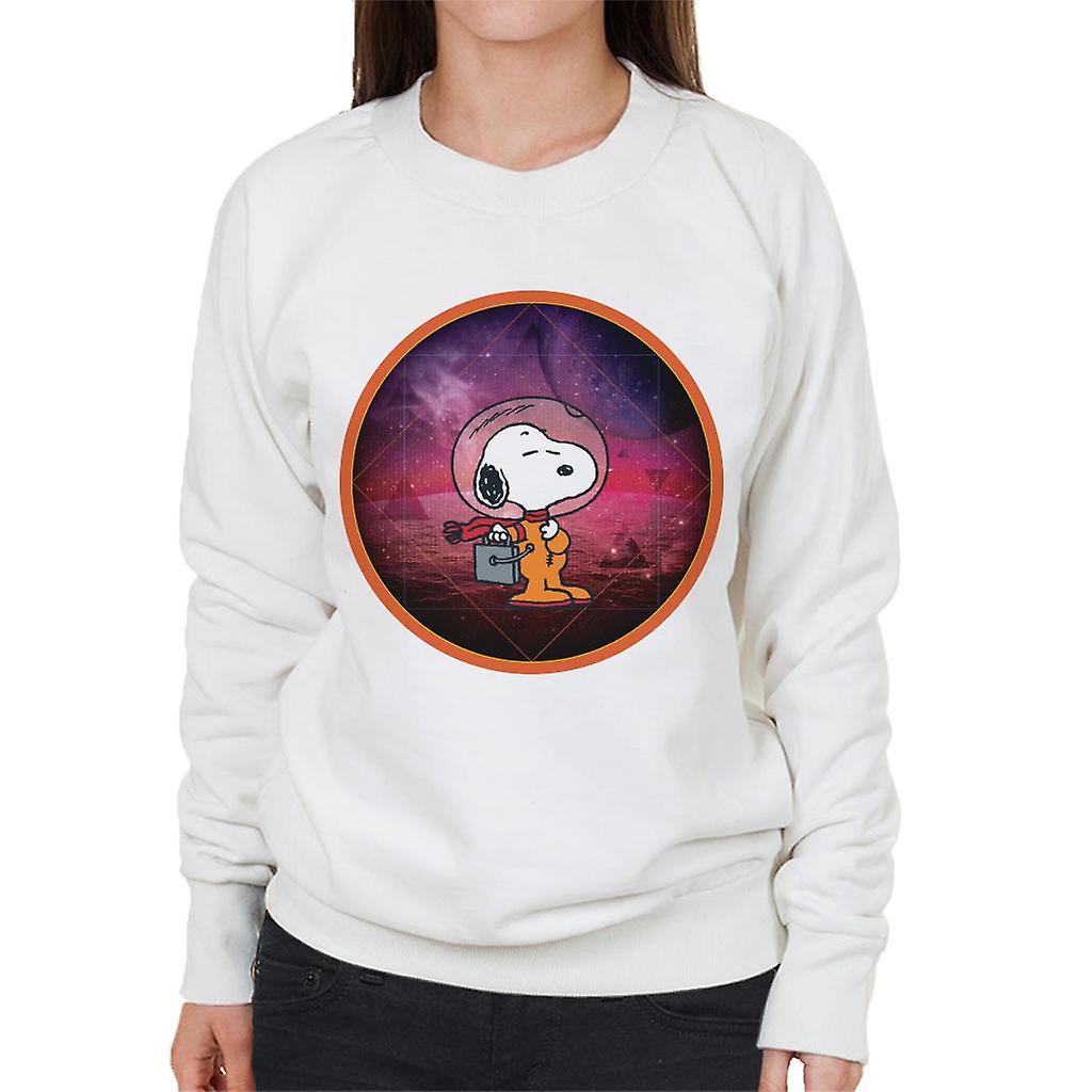 Peanuts Snoopy Chilling On A Starry Planet Women's Sweatshirt