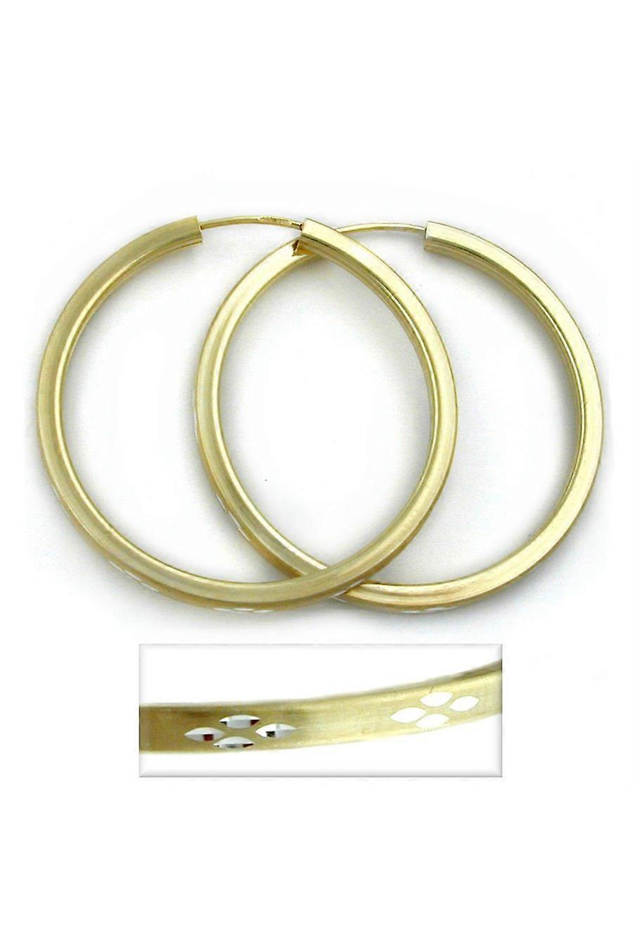 Hoop Earrings Gilded Silver 925 - Gl91418