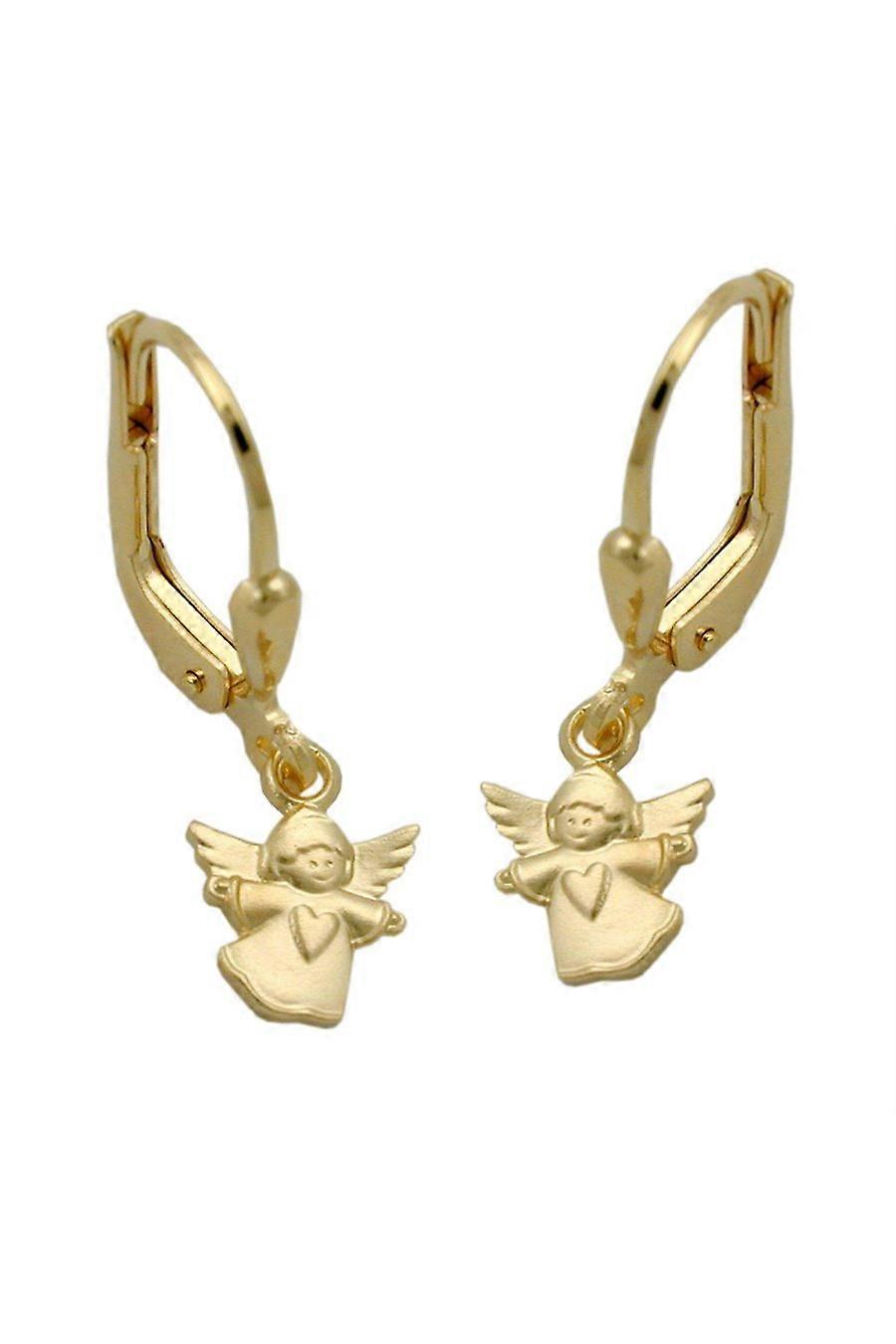Leverback Earring Flying Angel 9kt Gold - Gl430025