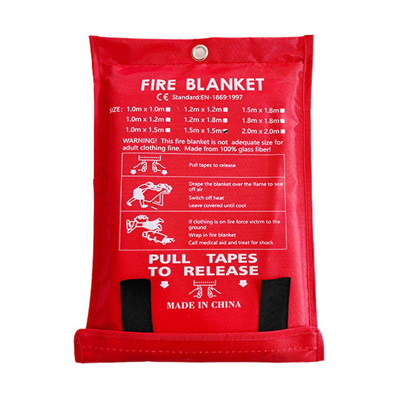 بطانية إخماد الحريق في حالات الطوارئ للمطبخ ، بطانية حريق للمنزل ، بطانية حريق من الألياف الزجاجية - بطانيات مثبطة - SDR