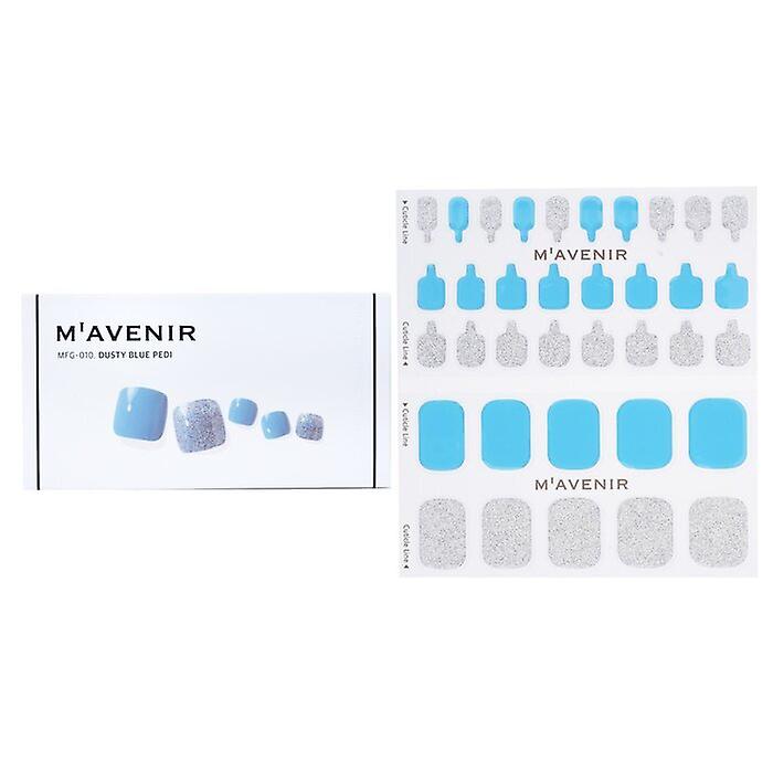 Mavenir Nail Sticker - # Dusty Blue Pedi 36pcs