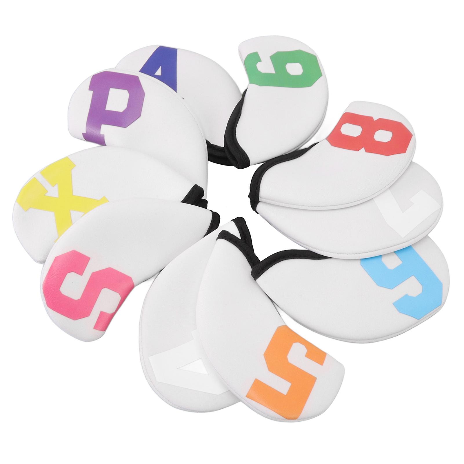 Golf Iron Head Cover, Set, Waterproof, Neoprene, Numbered