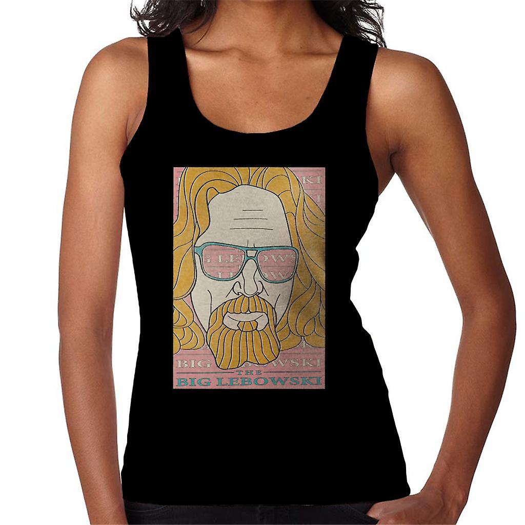 The Big Lebowski Retro Ink Lines Women's Vest