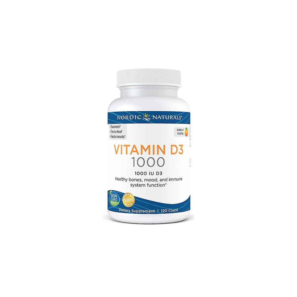 NORDIC NATURALS vitamin d3 1000 iu 120 caps. 3393