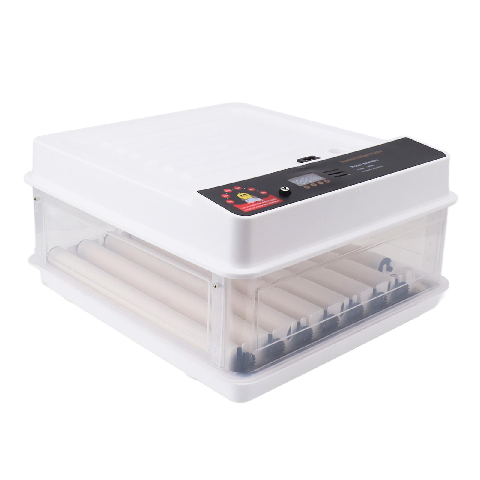Incubateur automatique intelligent de poussins Pigeon Perroquet Canard Oie Incubateur avec rotation automatique des œufs et ajout d’eau Prise US 110V 48 œufs