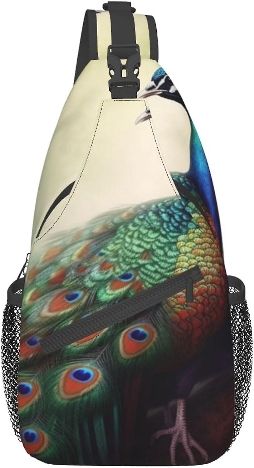 AL412 תיק חזה צולב צבעוני צב ים Crossbody תרמיל קלע עמיד תיק נסיעות מזדמן עבור יוניסקס