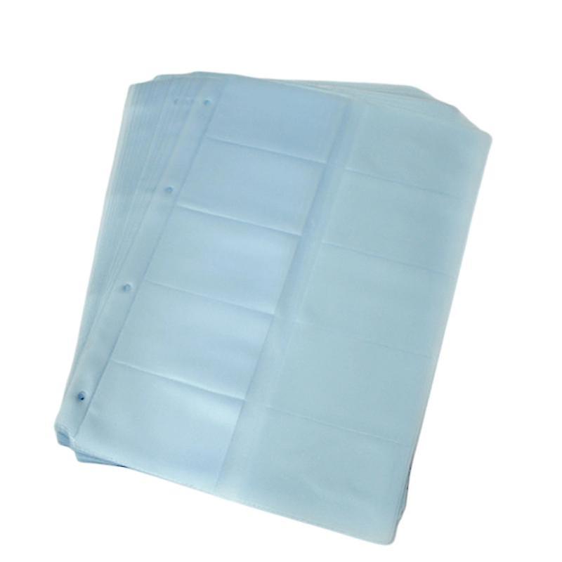 24pcs Transparent Pockets
