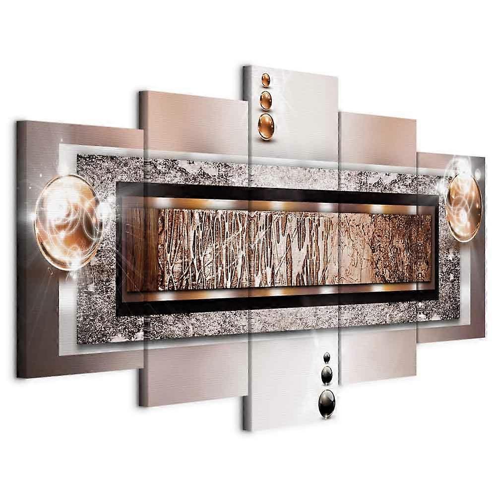 Plátno tlač-škorica Rock