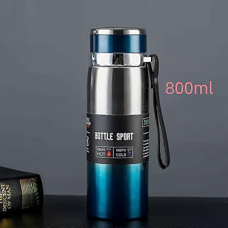 800/1000ml Insulation Cup - Durable 316 Stainless Steel, Ultra-Portable, Extra-Large Capacity, Advanced Vacuum, Convenient Carry Rope - Ideal for Outd