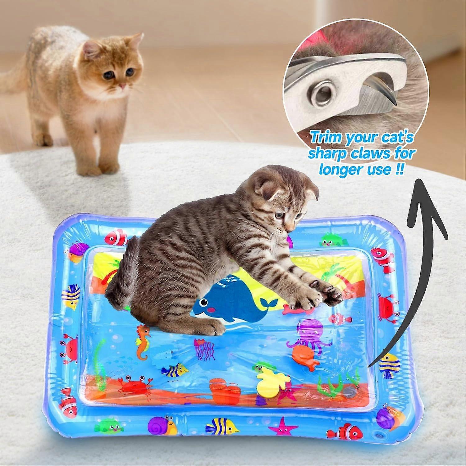 Water Sensory Playmat for Cats,Cat Toys for Bored Indoor Cats, Cat