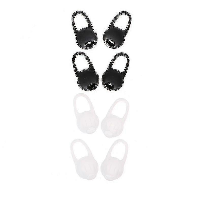 4 Pairs Soft Silicone In-ear Bluetooth-compatible Covers Earbuds Pads