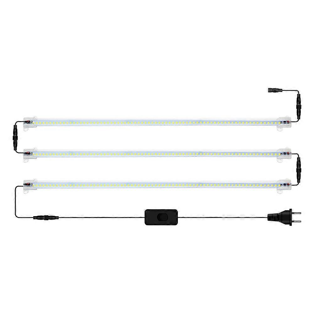 LED Grow Light Strip 50cm 3- for Indoor Flower Rack Plants Growing Sunlight Full Spectrum Lamp EU Plug