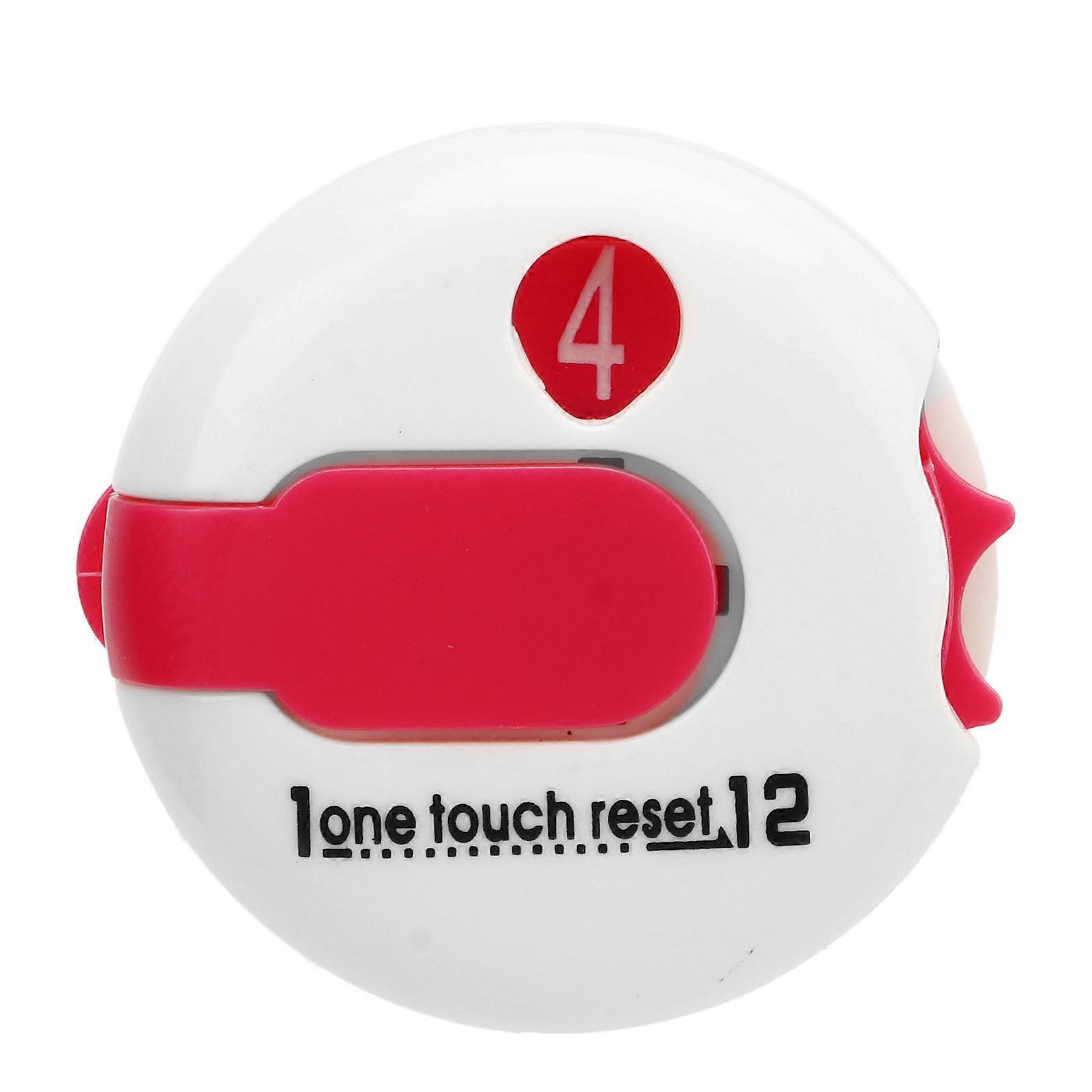 Golf Score Counter Cap Clip Glove Clip One Button Zeroing Golf Accessories Competition Counter