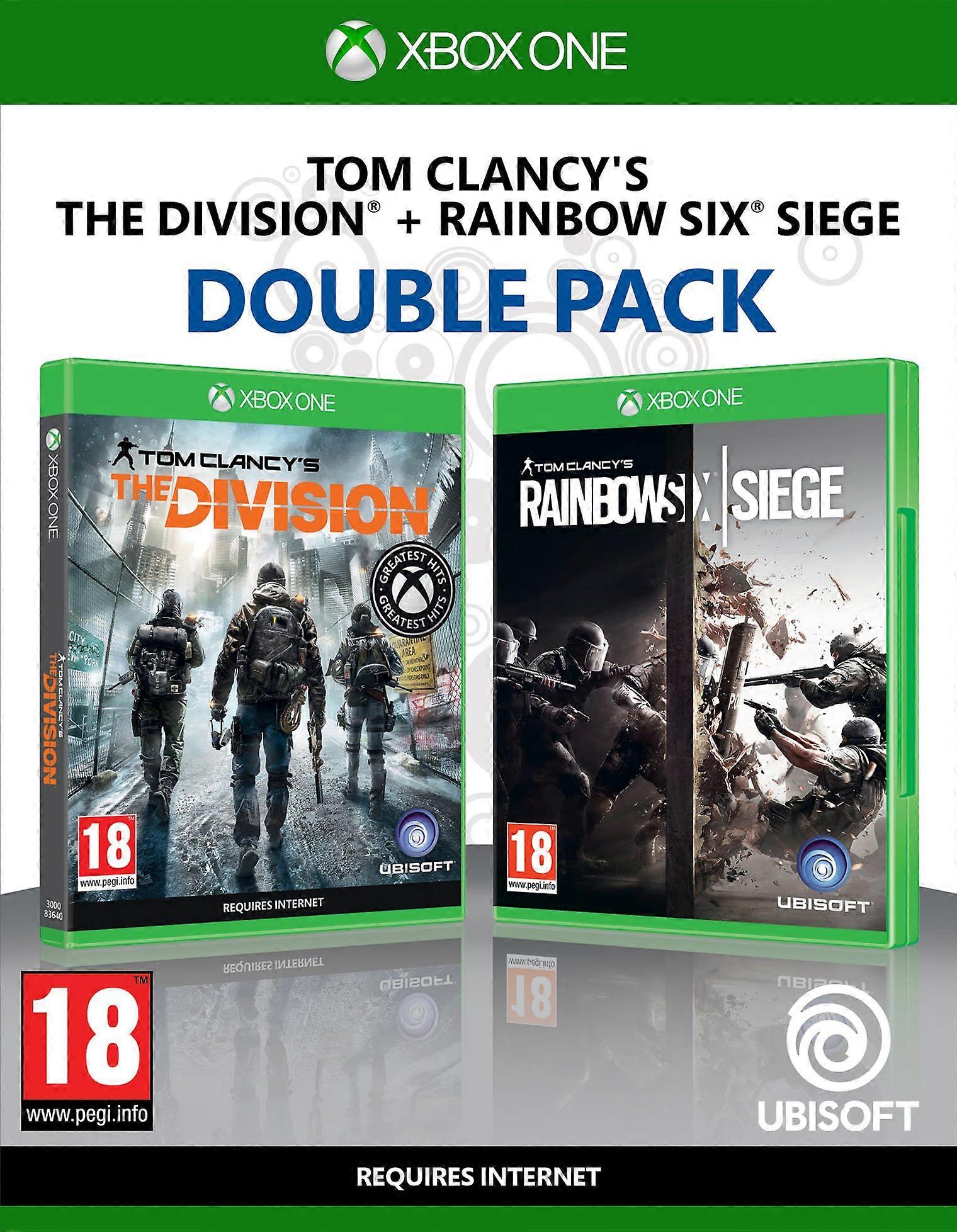 Tom Clancys The Division  Rainbow Six Siege Double Pack (Xbox One) - New & Sealed