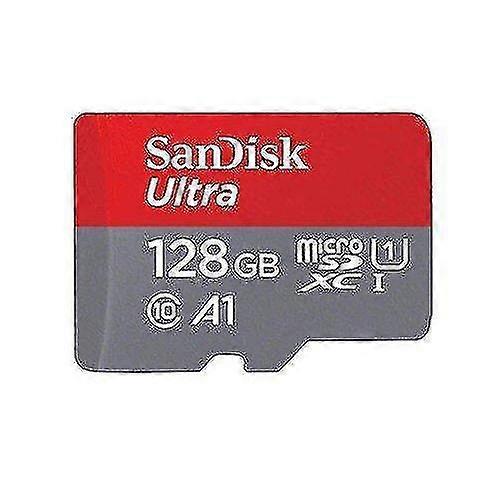 ultra 128 gb microsdxc memory card + sd adapter with a1 app performance up to 100 mb/s, class 10, u1