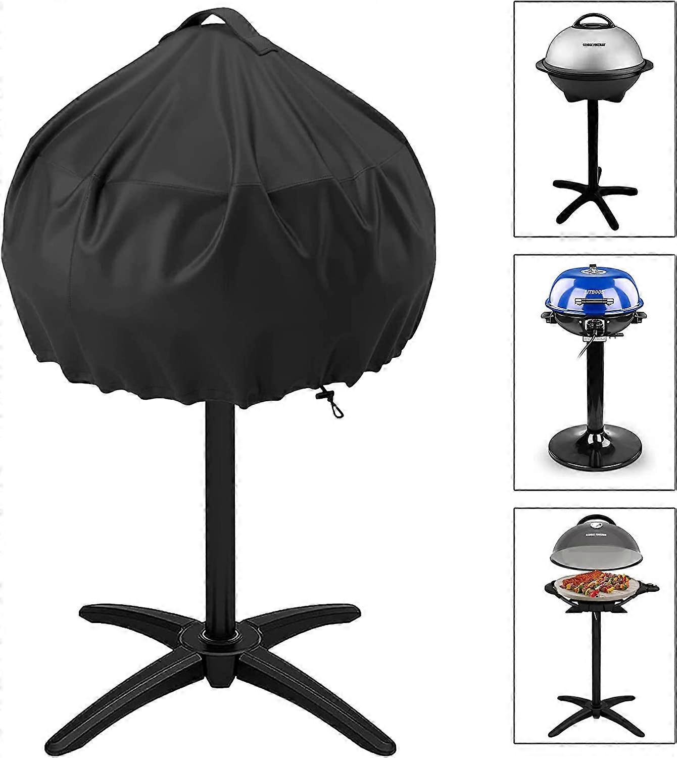 Capa para Churrasqueira Elétrica - Forma Redonda - Proteção Impermeável para Uso Interno/Externo (20x18 Polegadas)