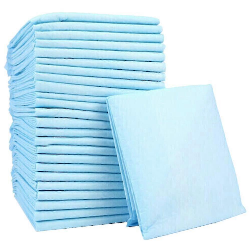 50 Pcs Absorbent Dog Pee Pads Puppy Training Pads Dog Diaper Liners Thicken Pet Pee Pads