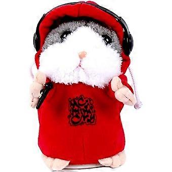 2025,1 Piece Talking Hamster Plush Toy,electronic Hamster Mouse Interactive Plush Animal Toy Sound Record Speaking Plush Toy Early Learning For Boy Gi