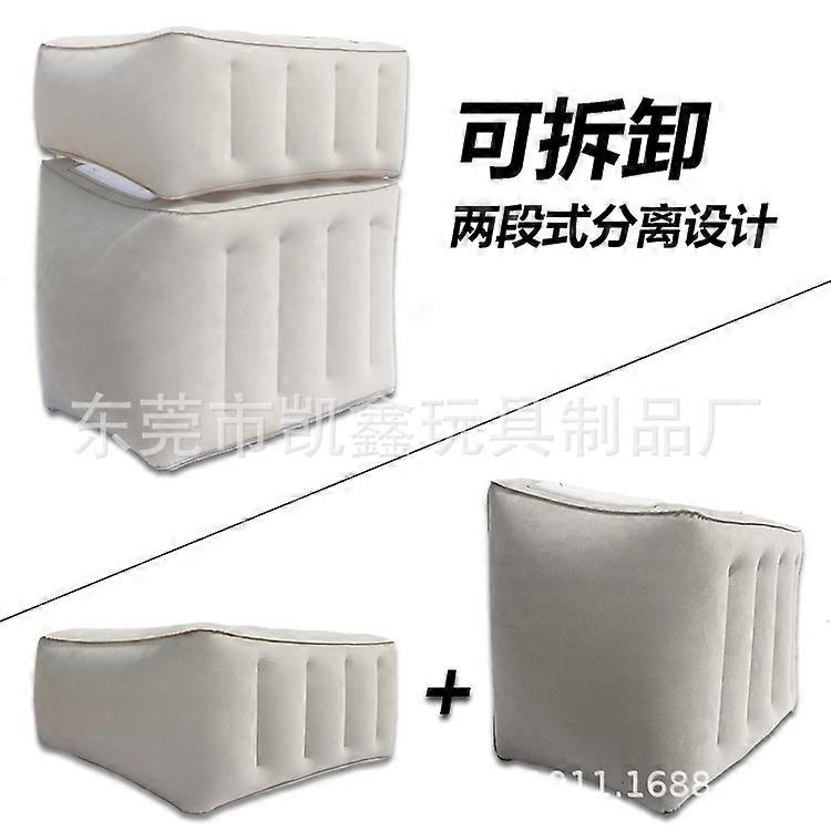 Shopkeeper Recommend Inflatable Foot Cushion Double Air Nozzle Office Ottoman Diamond Foot Pillow Multi-Function Pillow