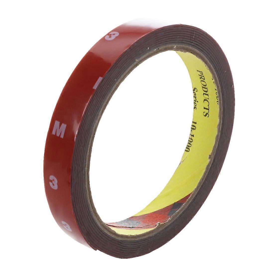 Strong Permanent Double Sided Super Sticky Foam Tape Roll For Vehicle Car, Red 15MM*