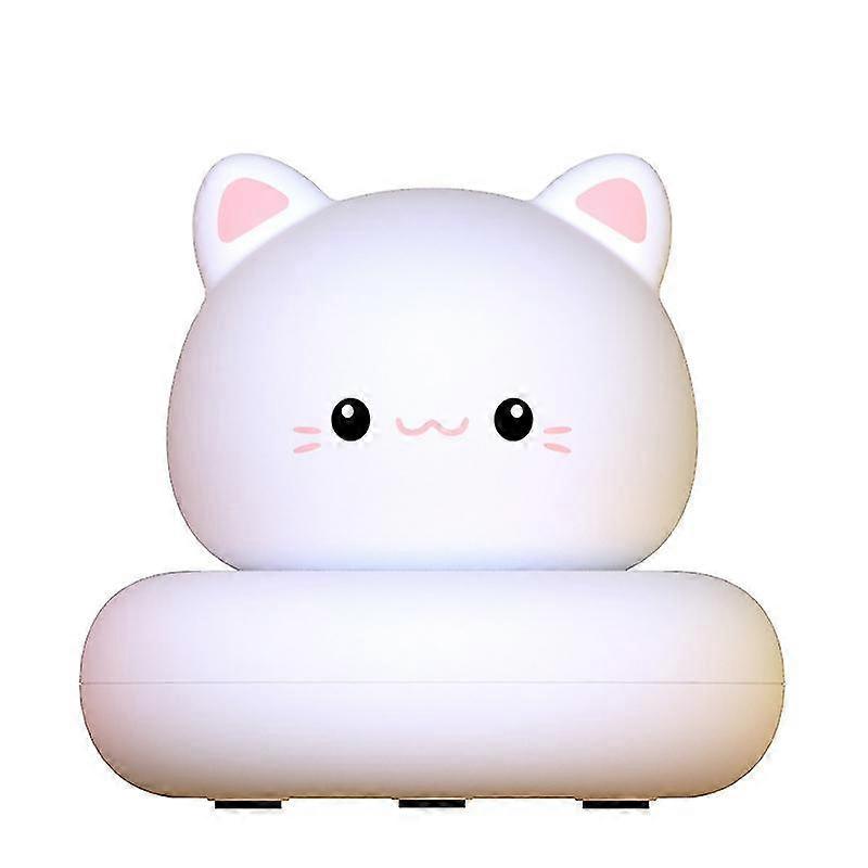 dimming night light for kids usb rechargeable lamp switch tap control cute cartoon bedside nursery