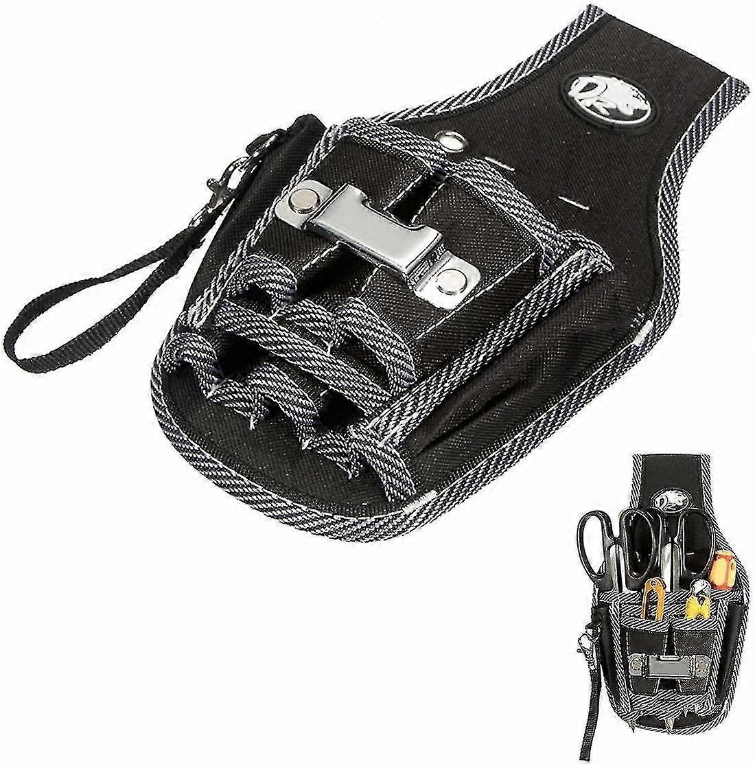 bjxy 9 in 1 tool pouch electrician belt pouch multifunction belt tool bag screwdriver kit holder for diy/electrician/plumber/builder/carpenter