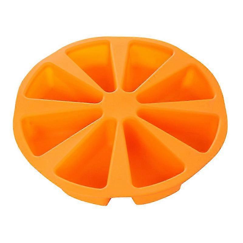 silicone diy handmade cake baking soap molds pan with 8 cavities for cake soap making (random color)