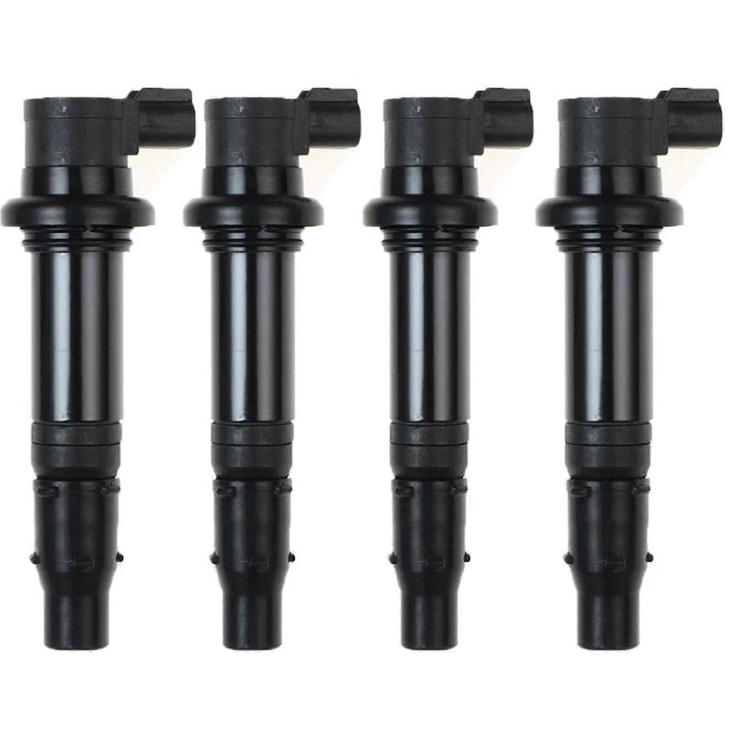 4Pcs Ignition Coil F6T558 F6T560 compatible with YZF R1 R6 R6S VMX V Max 2002-2017 5VY-82310-00-00 5