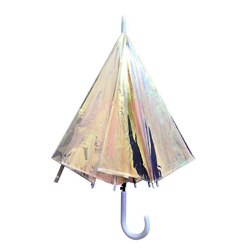 Shiny Umbrellas Fashion Rainbow-Laser Reflective Shiny Umbrellas