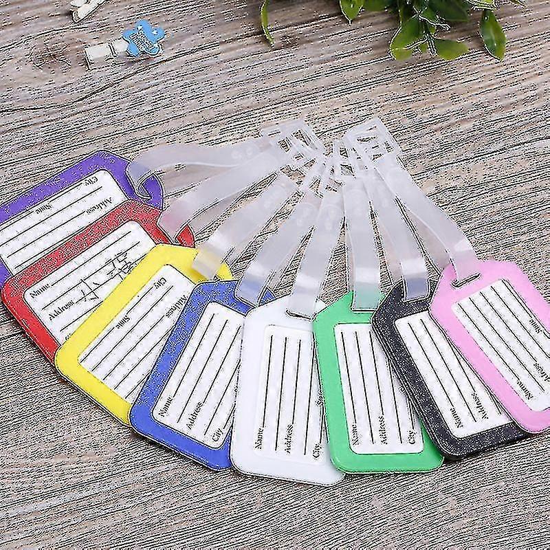 20pcs reise bagasjelapp koffert bagasjelapper